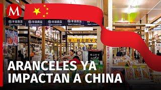 Comerciantes en China se preparan ante aranceles de Trump