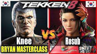 Tekken 8 PROs - Knee (BRYAN) vs Rosub (AZUCENA) - TOP Tekken 8 Ranked Matches