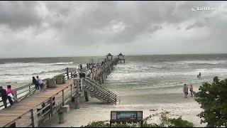 Live look from Naples, Florida as Hurricane Helene moves towards the state