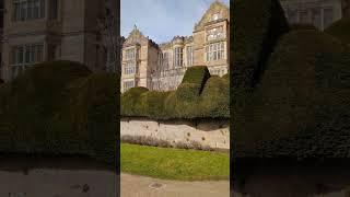 Fountains hall looking splendid today as we walked around the ruins of the abbey #history #house