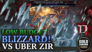 Blizzard Sorcerer vs Tormented (Uber) Lord Zir in Season 4. 1 Min Kill, Build Guide in Description!