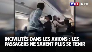 Incivilités dans les avions : les passagers ne savent plus se tenir ｜TF1 INFO