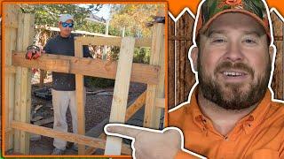 Expert Fence Builder Reacts to DIY Fence Gate Building Hack!