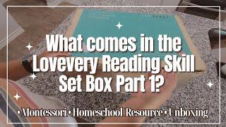 #LoveveryGift #playtoread Lovevery Launch | Lovevery Reading Skill Set |  Lovevery Box Part 1