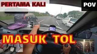 Pertama Kali Masuk Jalan Tol Bagi Pemula - Pakai Lajur Tengah dan Kiri - Tol Terpadat di Jawa Timur