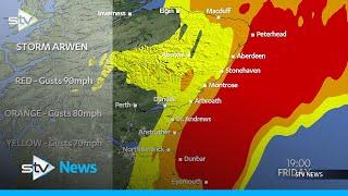 ‘Danger to life’ red weather warning issued for Storm Arwen