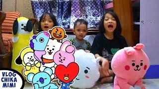 CHIKAMIMI BELI MAINAN BONEKA BT21 BTS - UNBOXING MAINAN BONEKA BT21 BTS