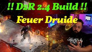 D2R 2.4 PTR Build [Deutsch] Feuer Druide mit Riss, Feuersturm und Armageddon!