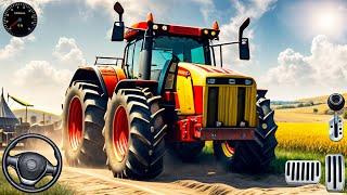 Real Tractor Driving Games _ Best farming tractor game _ Android gameplay