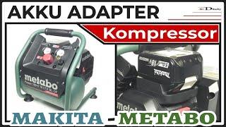 MAKITA-METABO 18V Akku Kompressor | AkkuAdapter 