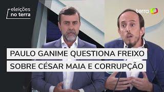 Paulo Ganime (Novo) questiona Freixo (PSB) sobre César Maia e corrupção