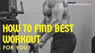 How to Find the Best Workout for You!