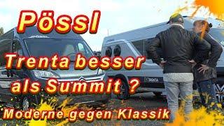 Pössl Trenta + Summit 640  Modell 2020   der Wohnmobil Kastenwagen Vergleich