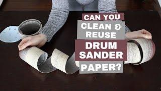 How to Clean & Reuse Your Sandpaper/Drum Sander Rolls