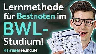 Nur 1,0er?! Meine Lernmethode im BWL-Studium!