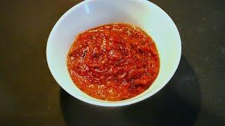 2-Minute Homemade Pizza Sauce Recipe with english translation (in description box)