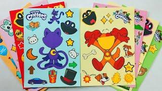 ASMR Toys Sticker Book Smiling Critters and The Amazing Digital Circus