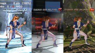 Dead or Alive | Character Models Comparison | DOAD vs DOA5 vs DOA6