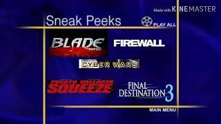 Sneak Peeks Menu from Running Scared 2006 DVD