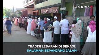 Tradisi Lebaran di Bekasi, Salaman Sepanjang Jalan