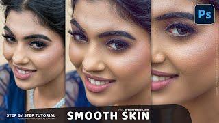 Photoshop Tutorial: How to Smooth The Face in Photoshop । Adobe Photoshop CC