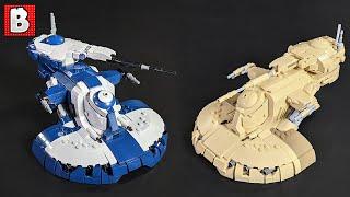 LEGO AAT Star Wars MOC Update! Trade Federation and Separatist Colors | Minfig Scale