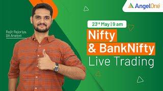  [LIVE TRADING] - Watch Nifty and BankNifty Live Trading | 23rd May 2024 | Angel One