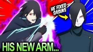 Did Sasuke Get A NEW ARM In Boruto Two Blue Vortex?! #boruto #naruto #sasuke #anime