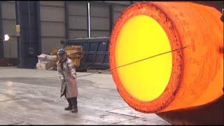 Most Satisfying Forging In Working. Radial-Axial Ring Rolling Machines And Hydraulic