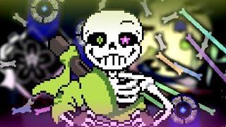 【NO ITEM】UndertaleAU INK-JP Sans戦  (テキストスキップなし+小ネタ) 【Undertale Fangame】