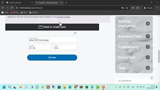Testing a 2D prepaid card on Codarab Payment | تجربة بطاقة بنكية على بوابة الدفع
