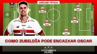 OSCAR É DO SÃO PAULO! COMO ZUBELDÍA PODE ENCAIXAR O NOVO ARMADOR NO TIME | ANÁLISE TÁTICA