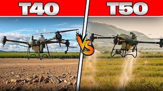 DJI Agras T40 vs T50: The Ultimate Agricultural Drone Showdown