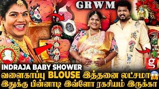 Blouse-ல என் குழந்தை Scan Feb 7 என் சிங்கக்குட்டி வந்துடுவான்  Indraja Karthik  Baby Shower