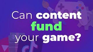 Is content creation a realistic way to fund game dev?