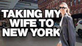 Taking My Wife To New York | Training, Eating & Shopping