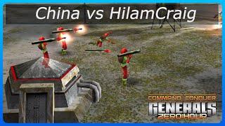 [C&C Generals Zero Hour] - China vs HilamCraig - Challenge