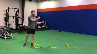 Continuous Lateral Low Hurdle Jump