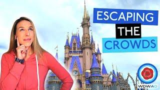 THE BEST PLACES TO ESCAPE THE CROWDS AT WALT DISNEY WORLD 2021