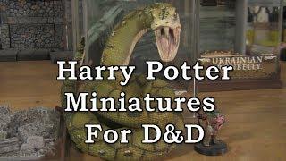 Harry Potter Magical Creatures for use as D&D Miniatures - Scale Comparison