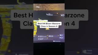 Best H4 Blixen Warzone Class in Season 4! #shorts