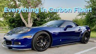 My C6 Gets More Carbon from Extreme Online Store! Carbon Fiber Side Skirts.