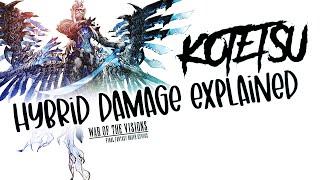 WOTV Gilgamesh's Kotetsu Hybrid Damage Explained