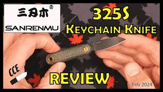 Review of the Sanrenmu 325S - A Keychain Slip-Joint Knife - with DRAMATIC? Teardown