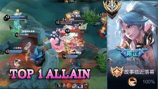 Best Tactics top 1 Global allain hok | Honor of Kings Gameplay