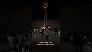 Iran-Tehran-Milad Tower at night #miladtower #iran #Telecommunication #Telecommunicationtower