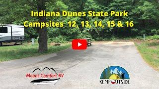 Indiana Dunes State Park Campsites 12, 13, 14, 15 & 16 | Campground Review | Camping in Indiana