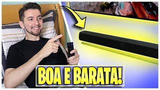 SOUNDBAR BOA e BARATA com SUBWOOFER SEM FIO para sua sala de tv ou quarto!