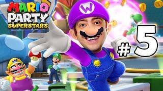 alanzoka jogando Mario Party Superstars com os amigos - Parte #5