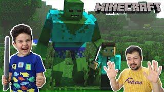 Zombi ve Kemik Adam!! Minecraft Oynuyoruz